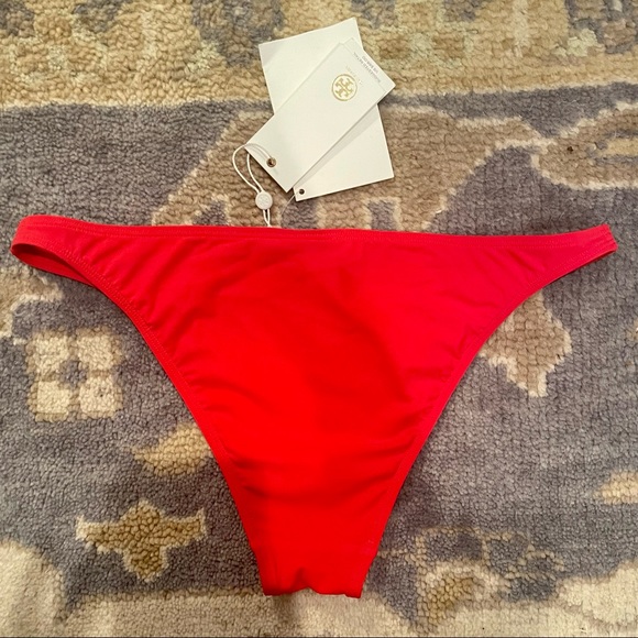 NWT Tory Burch High-Cut Hipster Bikini Bottom size S - Picture 2 of 5